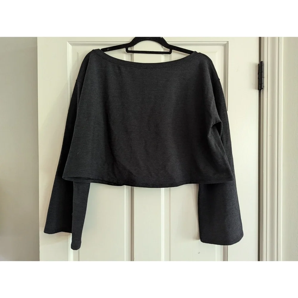 Women's Lululemon Show Your Depth Long Sleeve Cropped Shirt Top Size M/L